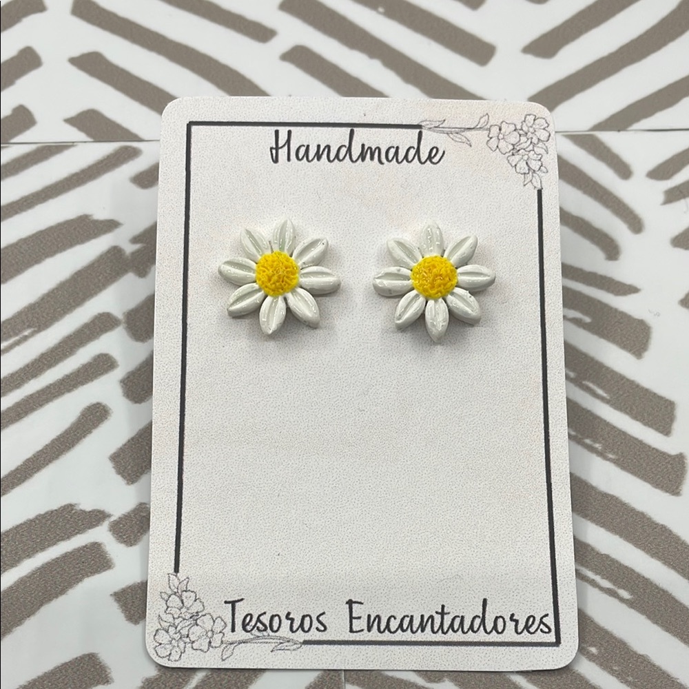 Handmade Daisy Earrings